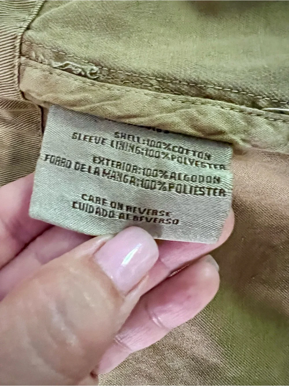 Levi’s Men’s Khaki Utility Field Jacket - Size L - Picture 14 of 14